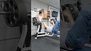 410lbs Raw Bench, Crazy 🤪 old man, once again