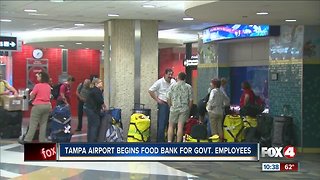 Tampa airport begins food bank for government employees