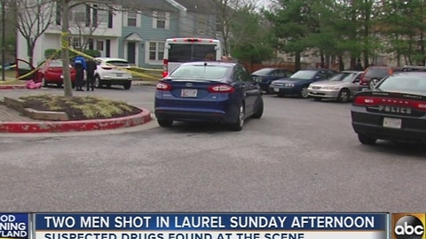 2 men shot in Laurel Sunday afternoon