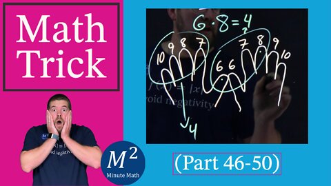 5 More Minute Math Tricks (Vedic Maths) (46-50) #shortscompilation