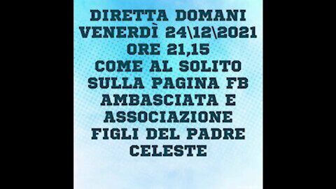 2021.12.23-Eliseo.Bonanno-ANNUNCIO DIRETTA FB VENERDI' 24.12.2021 ALLE ORE 21.15