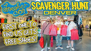 GIVING AWAY FREE SNEAKERS IN DENVER! *SNEAKERCON SCAVENGER HUNT*