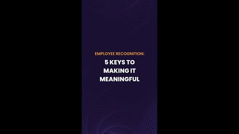 5 Keys: Specificity and Relevance