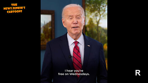 Trying to make fun of Trump, Biden couldn't even make this 14 sec full of BS video in 1 take, so it's been done with multiple cuts: "Trump lost 2 debates to me in 2020. Since then, he hasn’t shown up for a debate..."