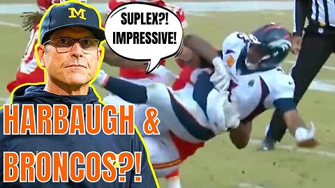 Broncos CONTACT Michigan's Jim Harbaugh For Head Coach Gig! Russell Wilson Gets SUPLEXED!