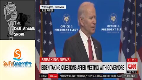 Biden Struggles Mightily In Remarks Following COVID Meetings With Governors