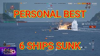 World of Warships Personal best 6 ships sunk Cruiser Phoenix #Boosteroid