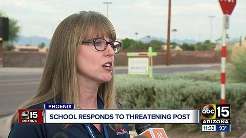 Police looking into threatening social media post toward Ahwatukee-area school