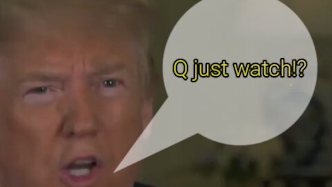 Trump on Qanon!?