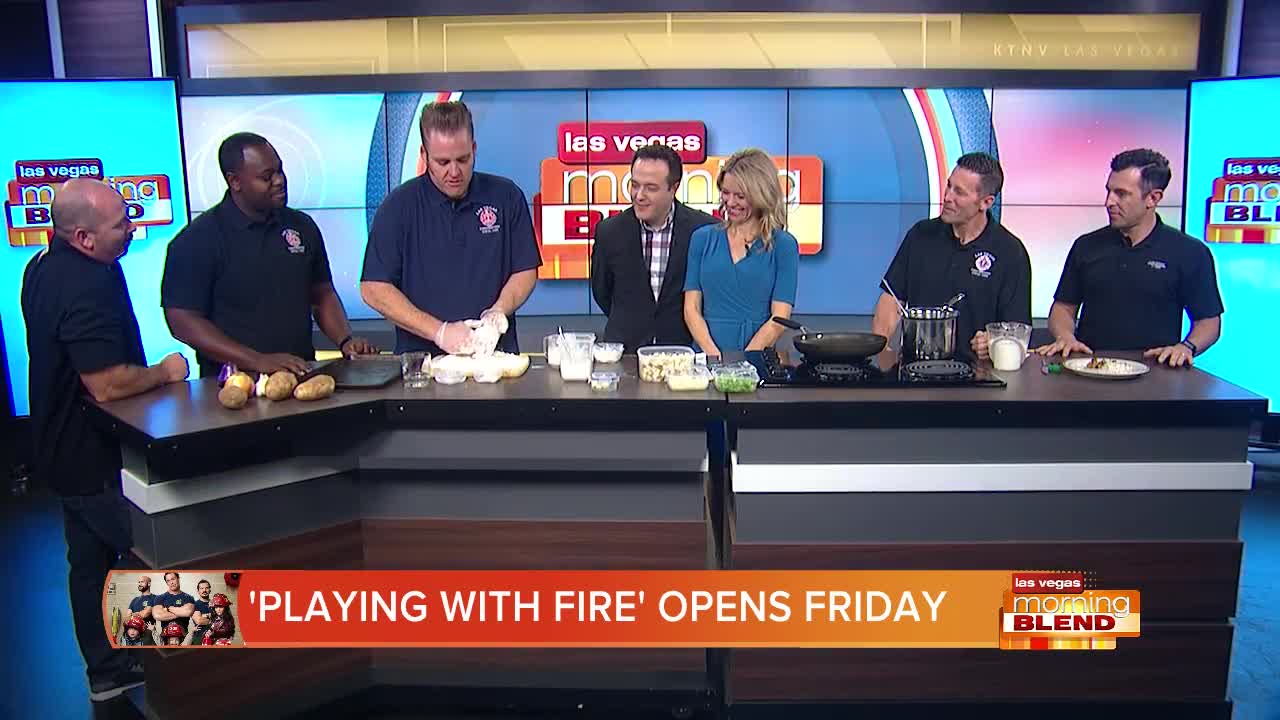 Local Firefighters Heat Up Our Kitchen!