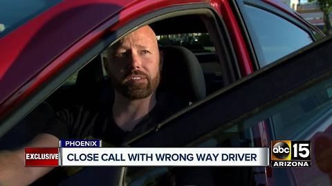 Lyft driver encounters wrong-way driver on highway