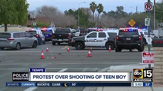 Protest held over deadly police shooting of teen boy