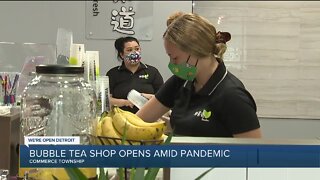 Bubble tea shop opens amid pandemic