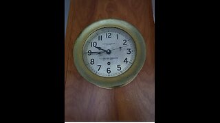 Antique Maritime Ship Clock For Sale