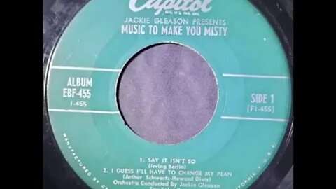 Jackie Gleason Presents Music To Make You Misty Record 1