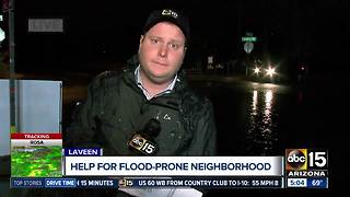 Flood-prone Laveen neighborhood getting help