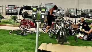 Cyclists searching for stolen bikes in Denver's homeless camps