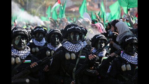 Hamas clashing with israeli soldiers in Beit Hanoun in the northern Gaza Strip.