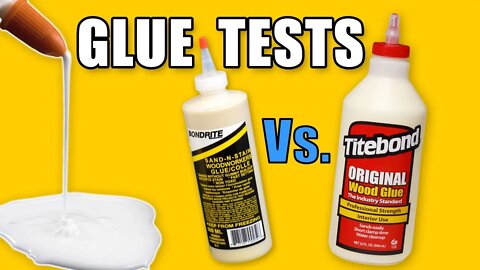 Testing Wood Glues - Titebond Vs. Bondrite Adhesives