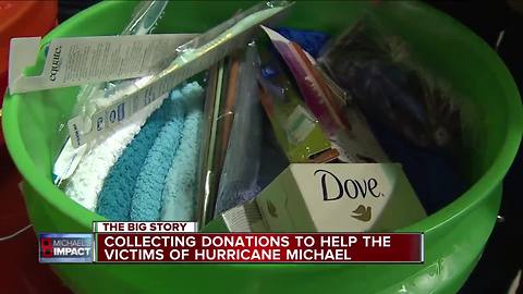 Local organization taking supplies to victims of Hurricane Michael