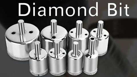 Diamond Coated Drill Bits Set