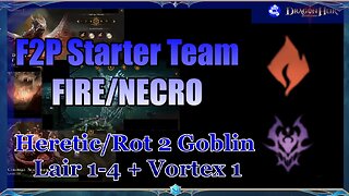 🔥🔥 Season 2 F2P Fire & Necro Starter Team - For Rot& Heretic 2 + Goblin 1-4 & Vortex 🔥🔥