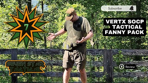 VERTX SOCP Tactical Fanny Pack REVIEW!