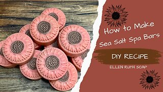 DIY Recipe - SEA SALT SPA CP Soap + How to Make Aloe Lye Solution w/ Silk | Ellen Ruth Soap