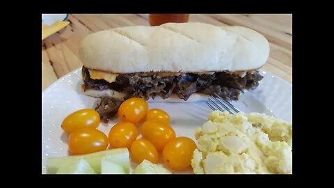 Southern Cheese Steak Sandwich - Philly Cheese Steak's Cousin -The Hillbilly Kitchen