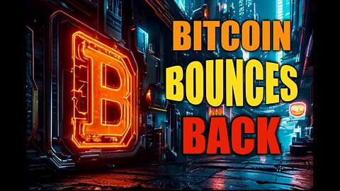 Bitcoin Bounces Back #Bitcoin