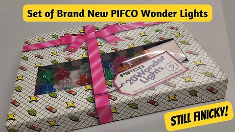 Vintage Christmas PIFCO Wonder Lights - Brand New In the Box