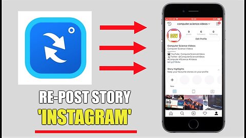 How to DOWNLOAD the Re-Post Story Application For Instagram on iPhone - Basic Tutorial | New