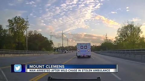 Macomb County deputies chase stolen ambulance from local hospital