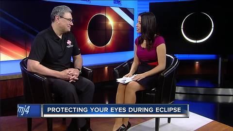 Doctor warns staring at the eclipse could blind you