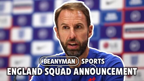 🔴 LIVE | Gareth Southgate England World Cup 2022 Squad Announcement