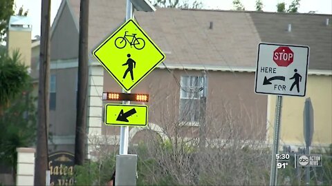 Flashing crosswalk installed at site of fatal Duke Energy Trail bicycle crash