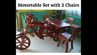 Motortable Set of Driftwood Furniture