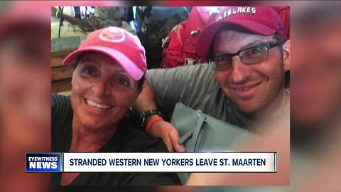 Buffalo couple to return home after being stranded in St Maarten