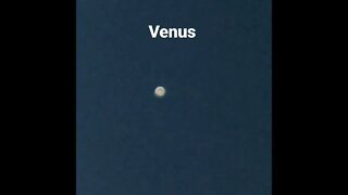 Planet Venus in The Night Sky