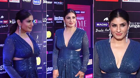 Raveena Tandon At Bollywood Hungama Style Icons Awards 2023 💃❤️