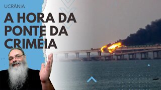 UCRÂNIA paga para VER o BLEFE NUCLEAR explodindo a PONTE da CRIMÉIA no dia do ANIVERSÁRIO do PUTIN