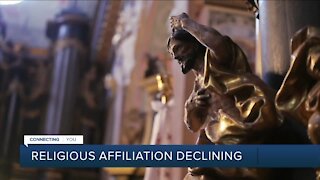 Religious affiliation declining