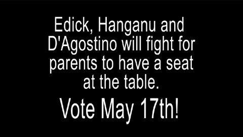 Edick, Hanganu and D'Agostino for ACSD BOE