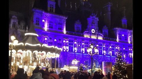 Live 1080p France Live Stream CHRISTMAS Town Hall of Paris