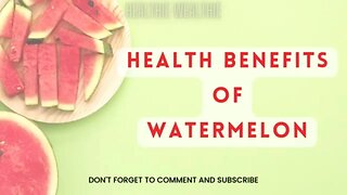Watermelon - The Health & Nutritious Roots of Your Diet || #health || #healthtips
