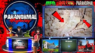 New Skunk Ape Bigfoot FootPrint Found in a Cave - The Paranormal Highway Show