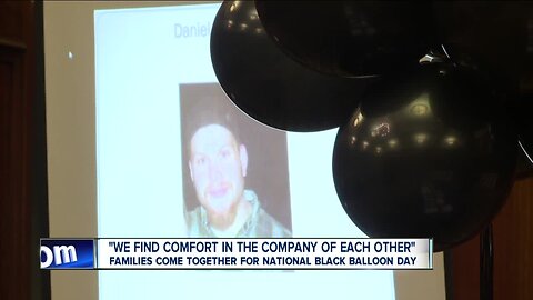 Families come together for National Black Balloon Day