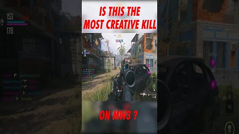 MOST CREATIVE KILL ON MW3 ? #shorts #mw3 #cod #funnymoments #warzone #modernwarfare #funnyclip