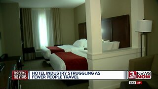 Hotel industry struggling as fewer people travel