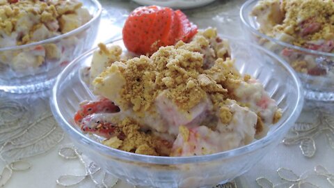 healthy dessert, economical and easy to prepare